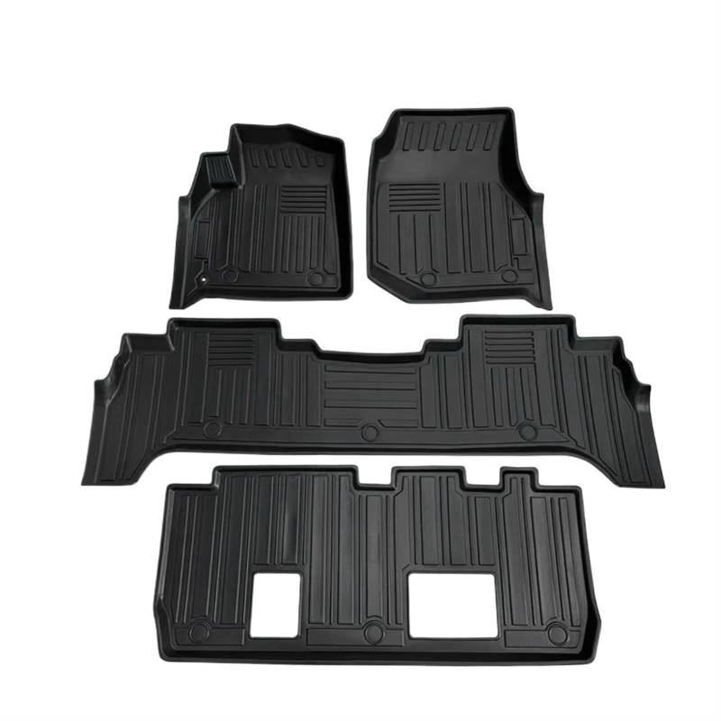 Fussmatten Auto Für Toyota Für Land Für Cruiser J100 J300 LC300 7seats 1998-2007 2021-2023 LHD RHD Auto Fußmatten Allwetter Fußmatten Pad Tablett Autoteppiche(98-07 7-seat LHD) von Tkxvcejv