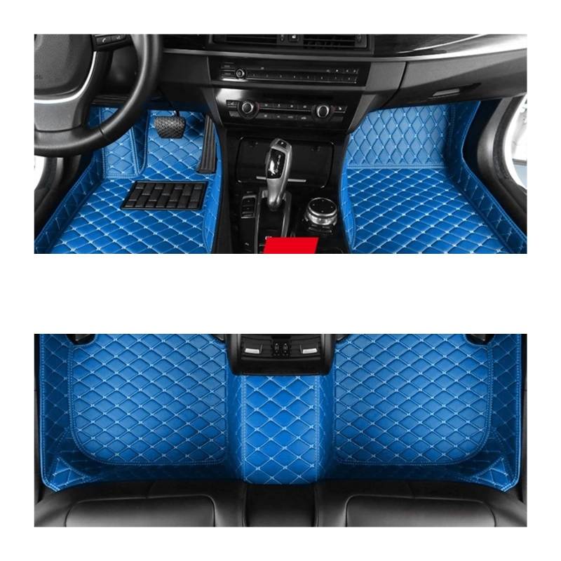 Fussmatten Auto Für Toyota Für RAV4 Für Hybrid 2020 2021 2022 2023 Benutzerdefinierte Auto-Fußpolster Auto-Teppichbezug Innenausstattung Auto-Fußmatten Autoteppiche(Bl1set,Rechtslenker) von Tkxvcejv