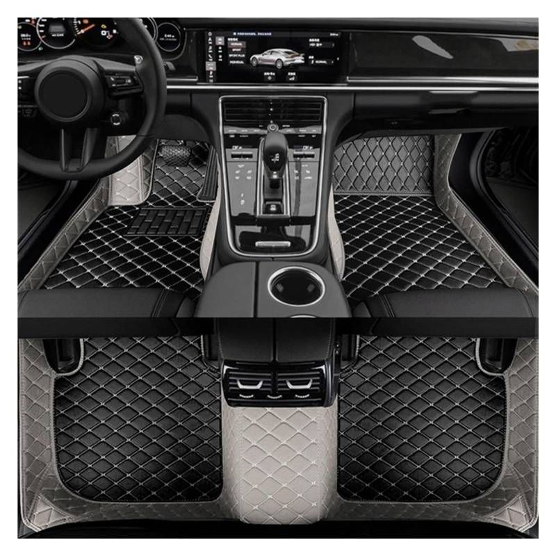 Fussmatten Auto Für VW Für Golf 4 MK4 1998~2003 Auto Interieur Leder Teppiche Teppiche Fußpolster Auto Fußmatten Autoteppiche(1set floormat c,Rechtslenker) von Tkxvcejv