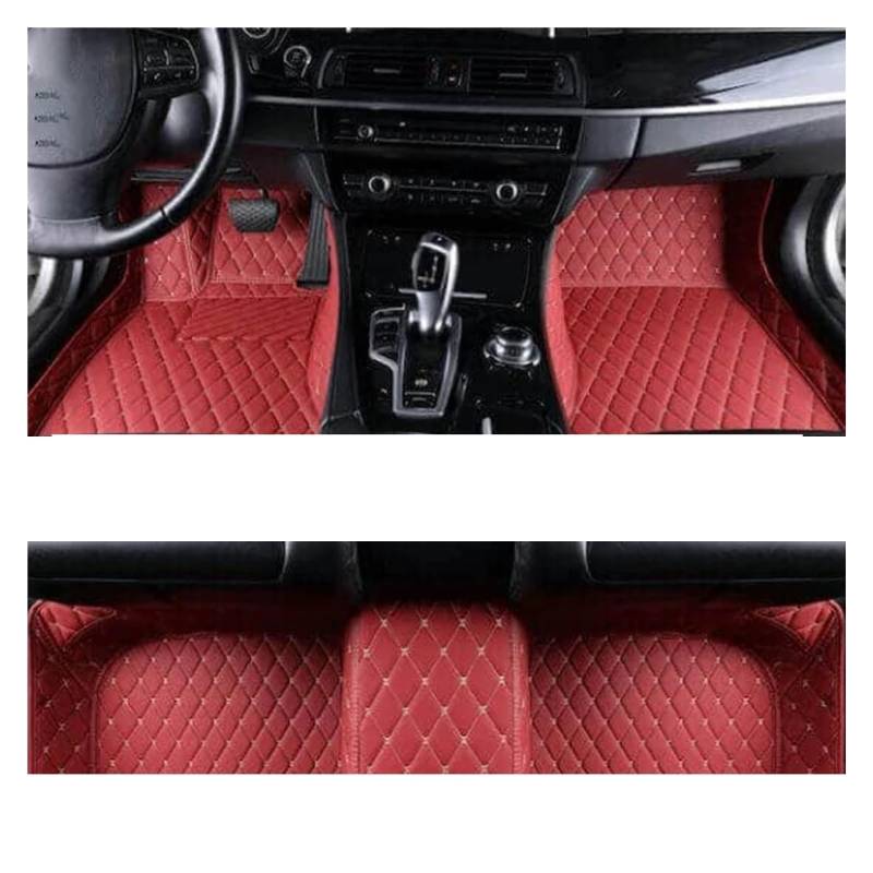Fussmatten Auto Für X3 E83 2003-2010 F25 2011-2017 G01 2018-2023 Innenausstattung Leder Benutzerdefinierte 3D-Auto-Fußmatten Autoteppiche(Wine 1set M,E83 2003-2010) von Tkxvcejv