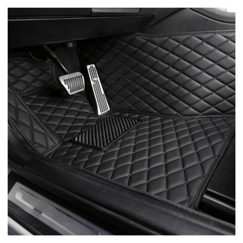 Fussmatten Auto Für X3 E83 F25 X4 F26 X5 E70 F15 X5M F85 X6 E71 F16 X6M F86 I3 I8 Z4 Innenausstattung Custom Car Fußmatten Autoteppiche(All Black Driver,LHD) von Tkxvcejv