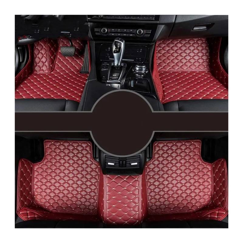 Fussmatten Auto Für X5 E53 E70 F15 G05 F85 F95 Auto Teppiche Fuß Coche Zubehör Custom Car Fußmatten Autoteppiche(Wine red,2006-2013 E70) von Tkxvcejv