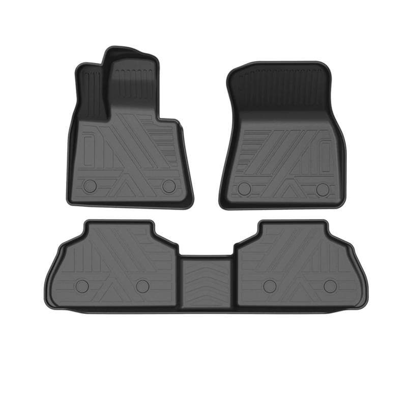 Fussmatten Auto Für X5 F15 G05 X6 F16 2013-2023 Auto-Fußmatten Allwetter-Fußmatten Geruchlose Unterlage wasserdichte Tablettmatte Autoteppiche(X5 G05 19-23) von Tkxvcejv