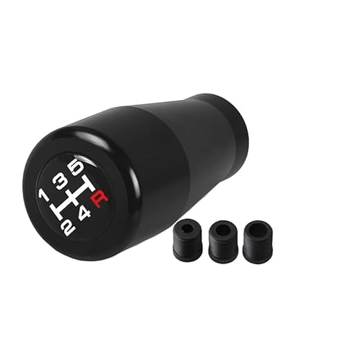 Schaltknauf 7 Cm Universal 5 Geschwindigkeit Manuelle Übertragung Throw Getriebe Shift Aluminium Shifter Hebel Getriebe Shifter Kopf Auto Getriebekopf(Hot black 7cm) von Tkxvcejv