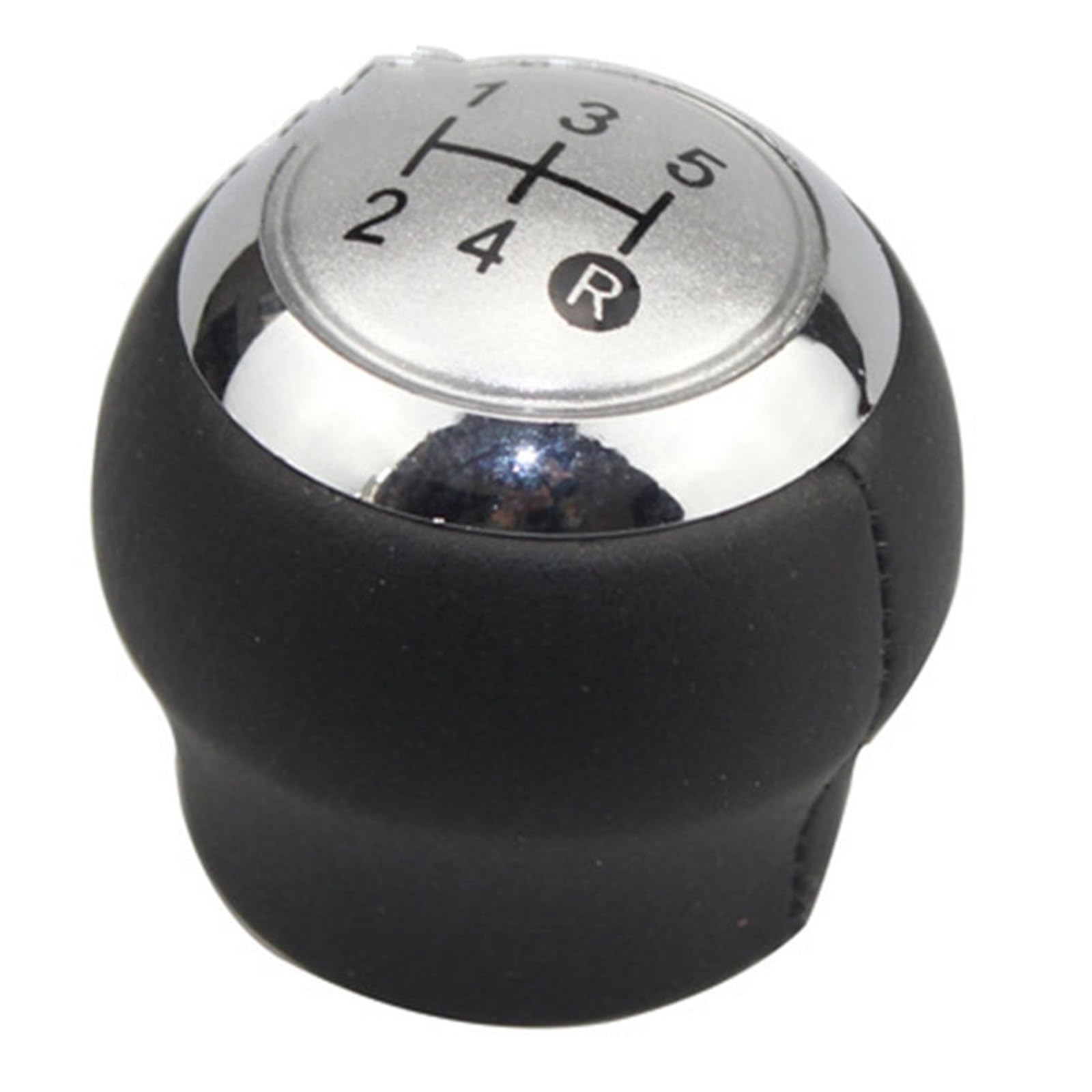 Schaltknauf Für Toyota Für Corolla Für RAV4 Für Avensis Für Yaris Für Verso 5/6 Geschwindigkeit Auto Schaltknauf Shifter Stick Handball Auto Getriebekopf(Silver 5 Speed) von Tkxvcejv