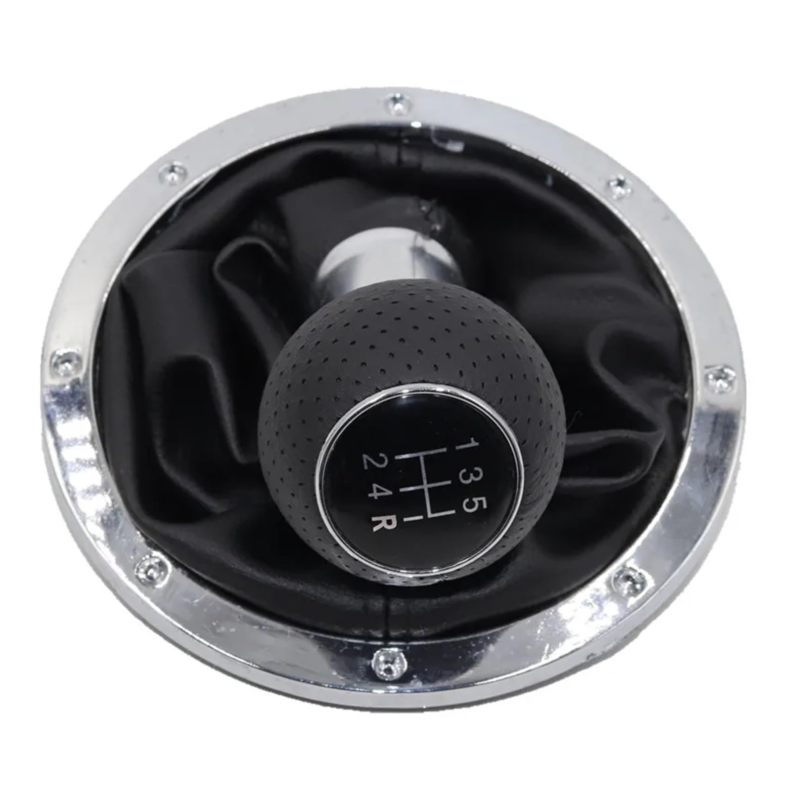 Schaltknauf Für VW Für Gol Für Pointer Für Saveiro Für Parati 2004-2010 5-Gang-Schaltknauf Hebel Schalthebelmanschette Auto Getriebekopf(12345R type 1) von Tkxvcejv