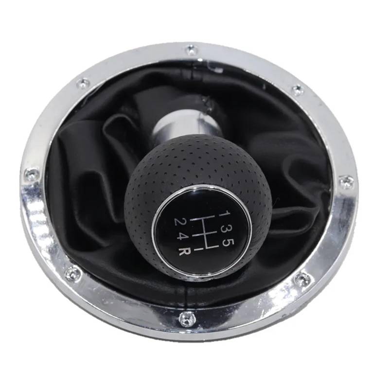 Schaltknauf Für VW Für Gol Für Pointer Für Saveiro Für Parati 2004-2010 5-Gang-Schaltknauf Hebel Schalthebelmanschette Auto Getriebekopf(12345R type 1) von Tkxvcejv