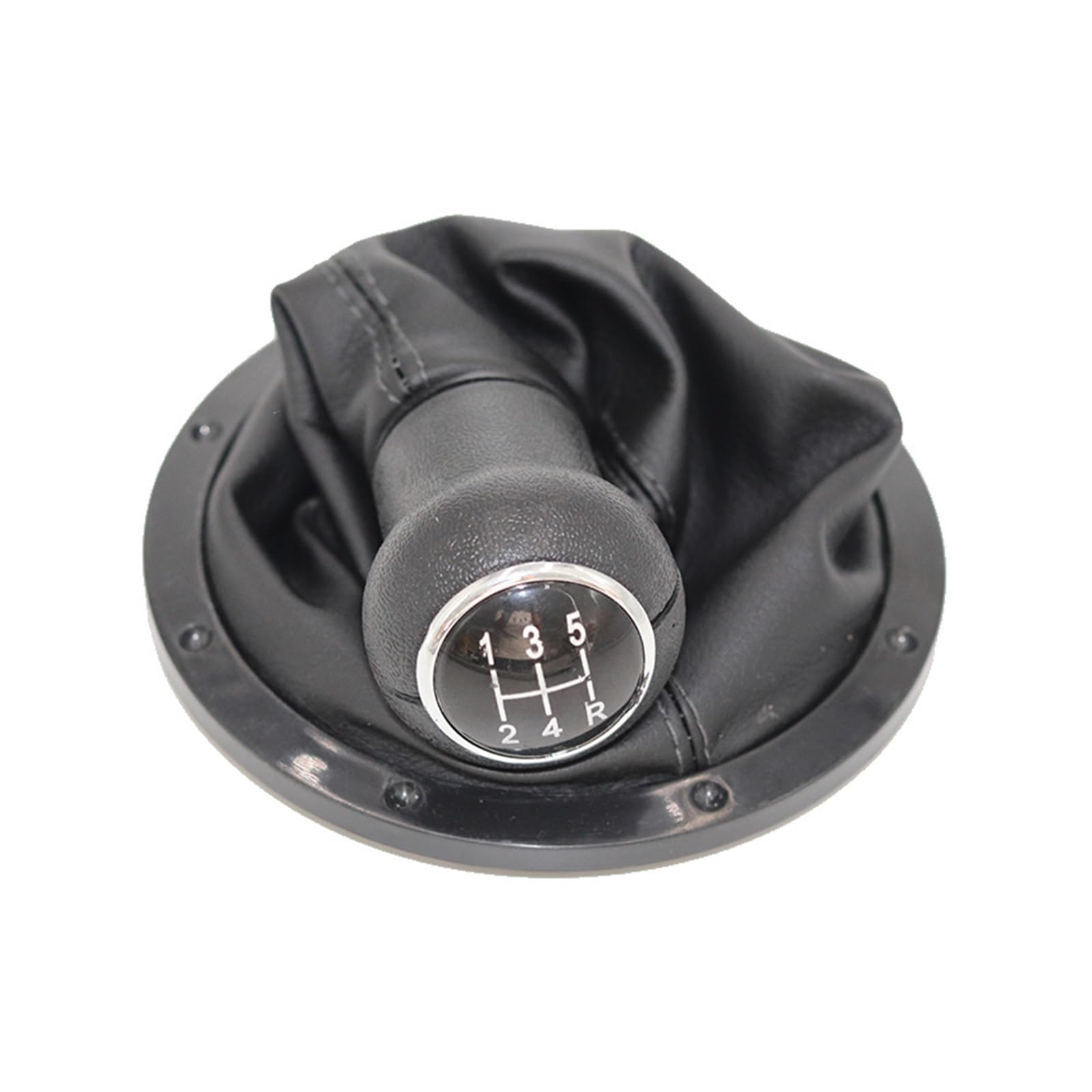 Schaltknauf Für VW Für Gol Für Pointer Für Saveiro Für Parati 2004-2010 5-Gang-Schaltknauf Hebel Schalthebelmanschette Auto Getriebekopf(12345R type 12) von Tkxvcejv