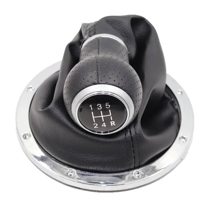 Schaltknauf Für VW Für Gol Für Pointer Für Saveiro Für Parati 2004-2010 5-Gang-Schaltknauf Hebel Schalthebelmanschette Auto Getriebekopf(12345R type 2) von Tkxvcejv