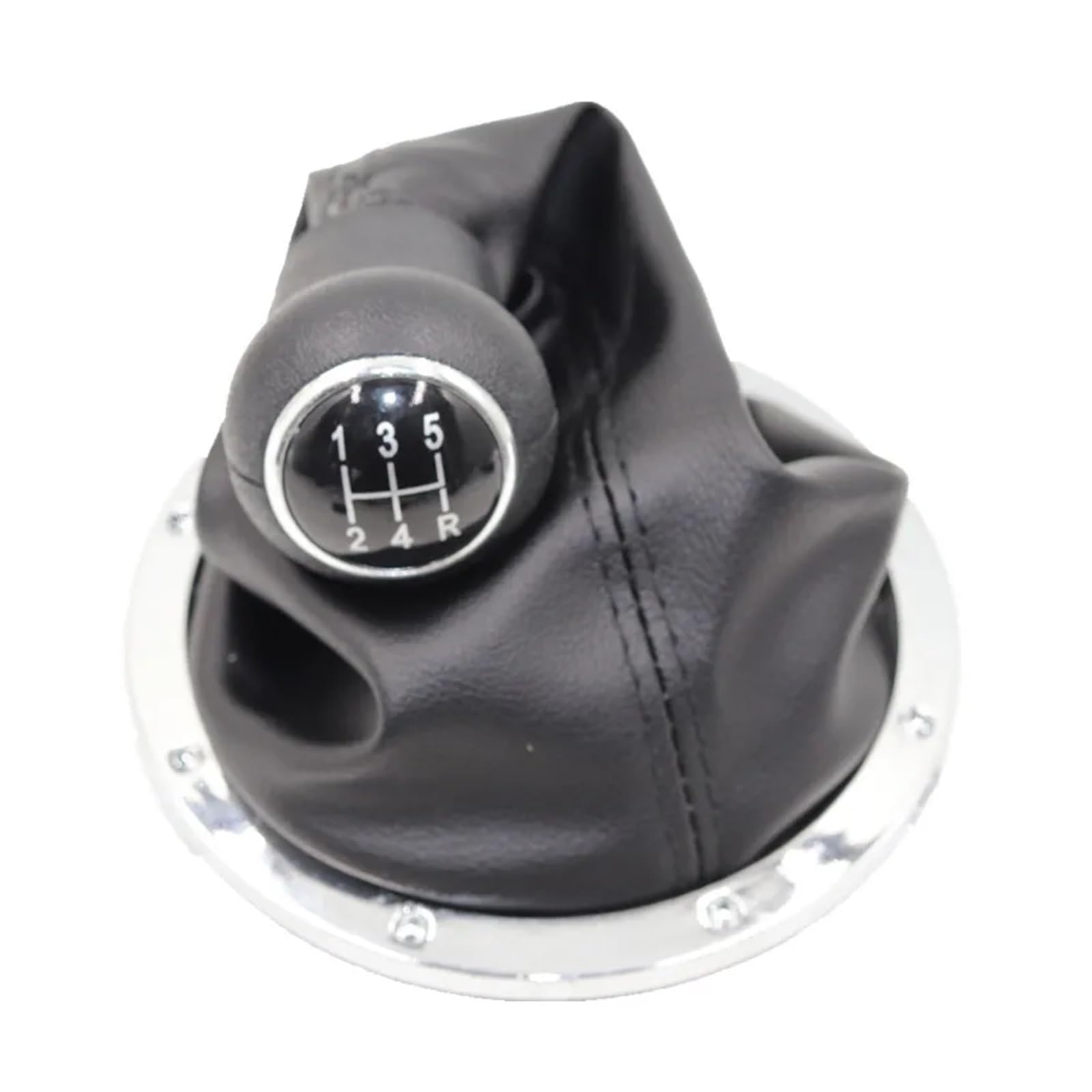 Schaltknauf Für VW Für Gol Für Pointer Für Saveiro Für Parati 2004-2010 5-Gang-Schaltknauf Hebel Schalthebelmanschette Auto Getriebekopf(12345R type 3) von Tkxvcejv
