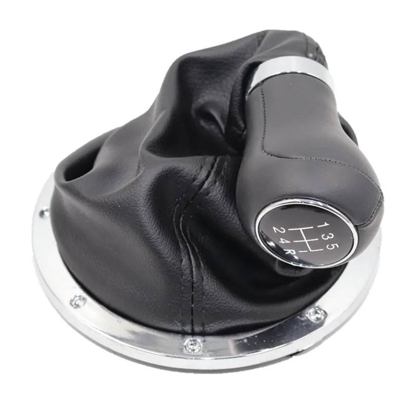 Schaltknauf Für VW Für Gol Für Pointer Für Saveiro Für Parati 2004-2010 5-Gang-Schaltknauf Hebel Schalthebelmanschette Auto Getriebekopf(12345R type 4) von Tkxvcejv
