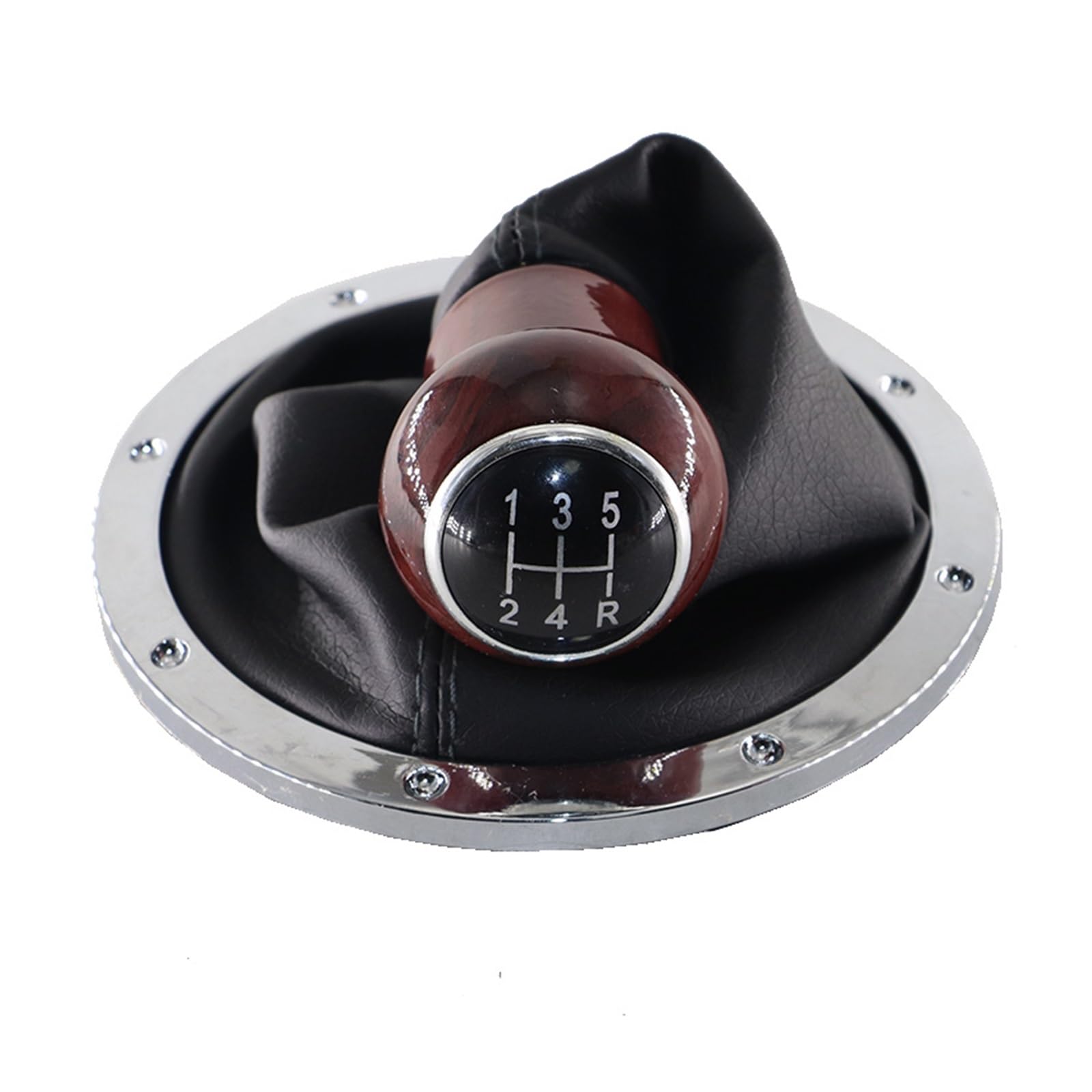 Schaltknauf Für VW Für Gol Für Pointer Für Saveiro Für Parati 2004-2010 5-Gang-Schaltknauf Hebel Schalthebelmanschette Auto Getriebekopf(12345R type 8) von Tkxvcejv