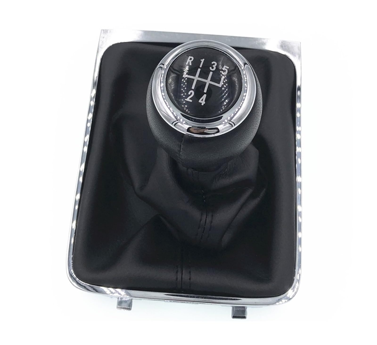 Schaltknauf Für VW Für Passat B6 2005-2011 5/6 Geschwindigkeit Schaltknauf Hebel Stick Gamasche Boot Abdeckung Colla Auto Getriebekopf(5 Speed) von Tkxvcejv