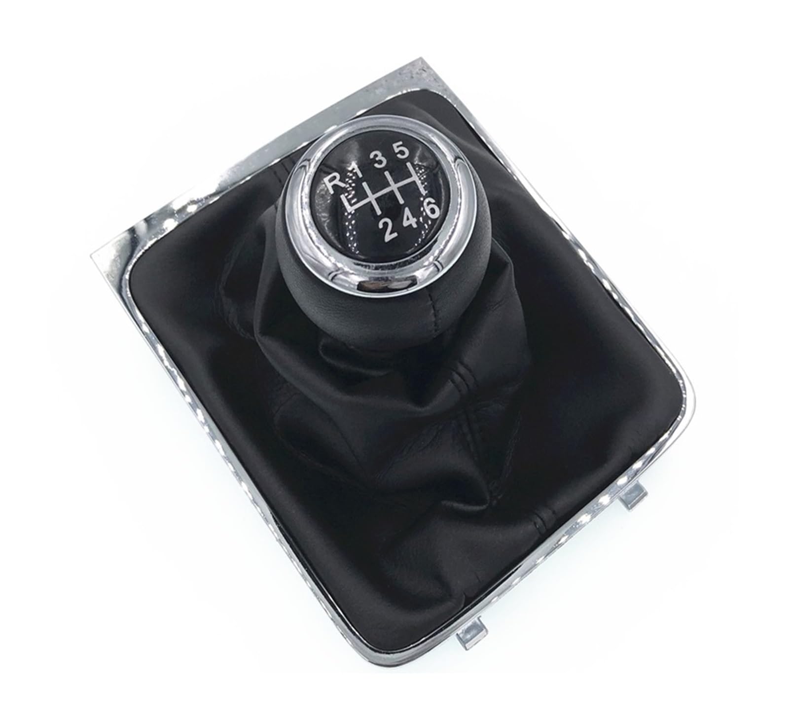 Schaltknauf Für VW Für Passat B6 2005-2011 5/6 Geschwindigkeit Schaltknauf Hebel Stick Gamasche Boot Abdeckung Colla Auto Getriebekopf(6 Speed) von Tkxvcejv