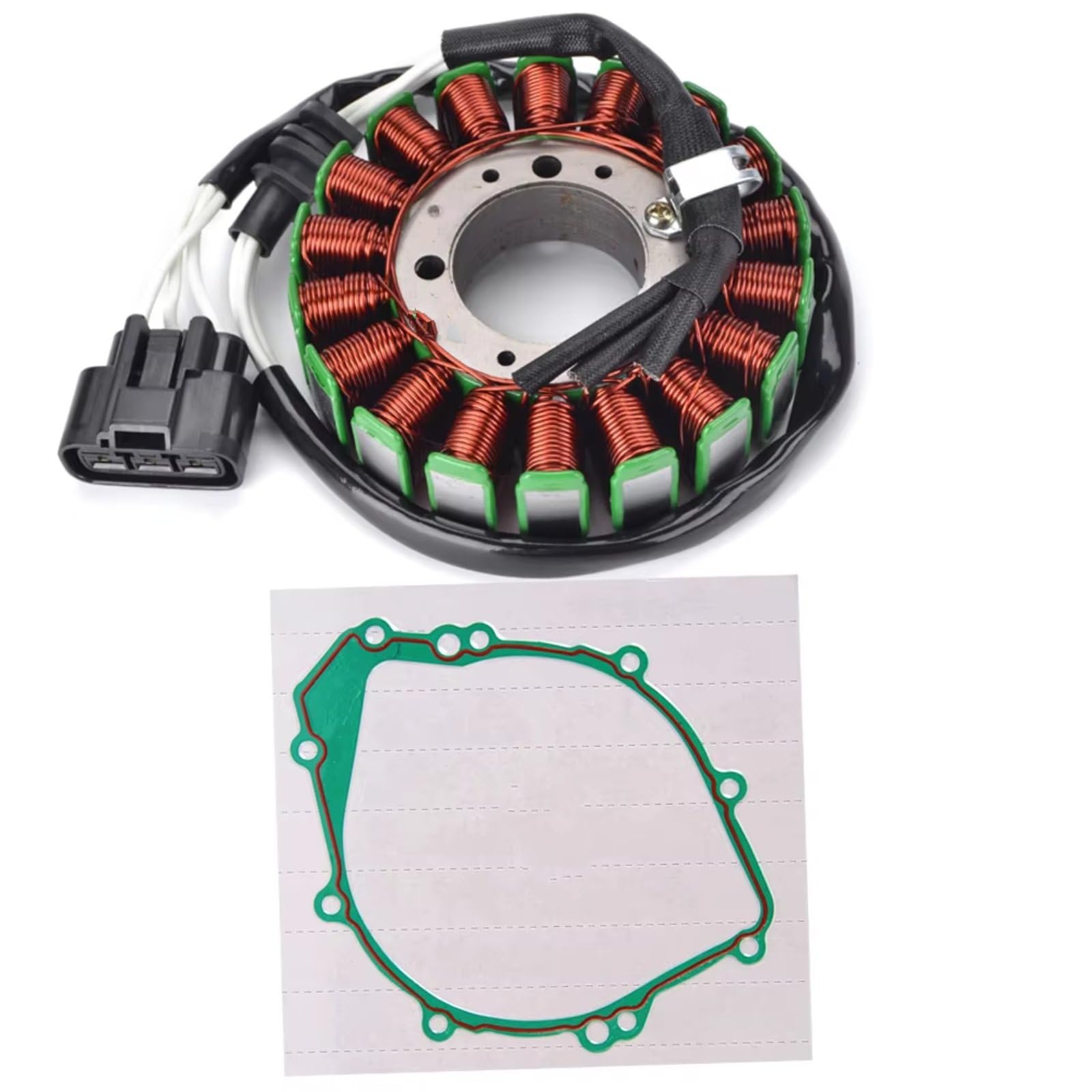Tkxvcejv Stator Zündspule Für YZF R1S 2003 Für YZF R1 2002 2003 Motorrad Regler Rectifier Magneto Stator Spule Dichtung Zündung Lichtmaschine(B) von Tkxvcejv
