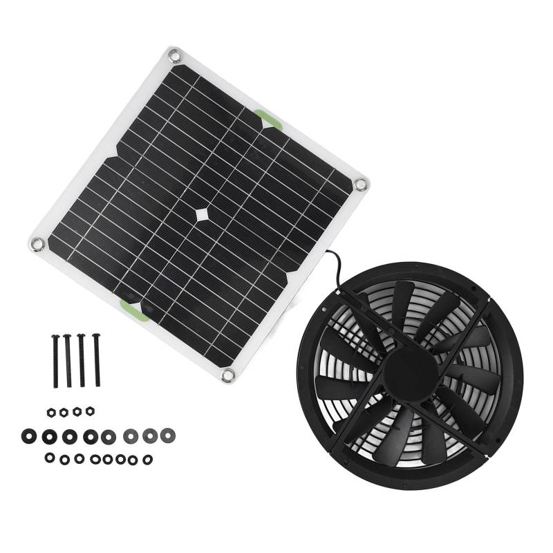 Praktische Solars Auspuff Lüfter 100W 12 V Easy Installion Designs Für Gewächshäuser Und Haustierhäuser Täglich Freizeitgebrauch von Tmboryuu