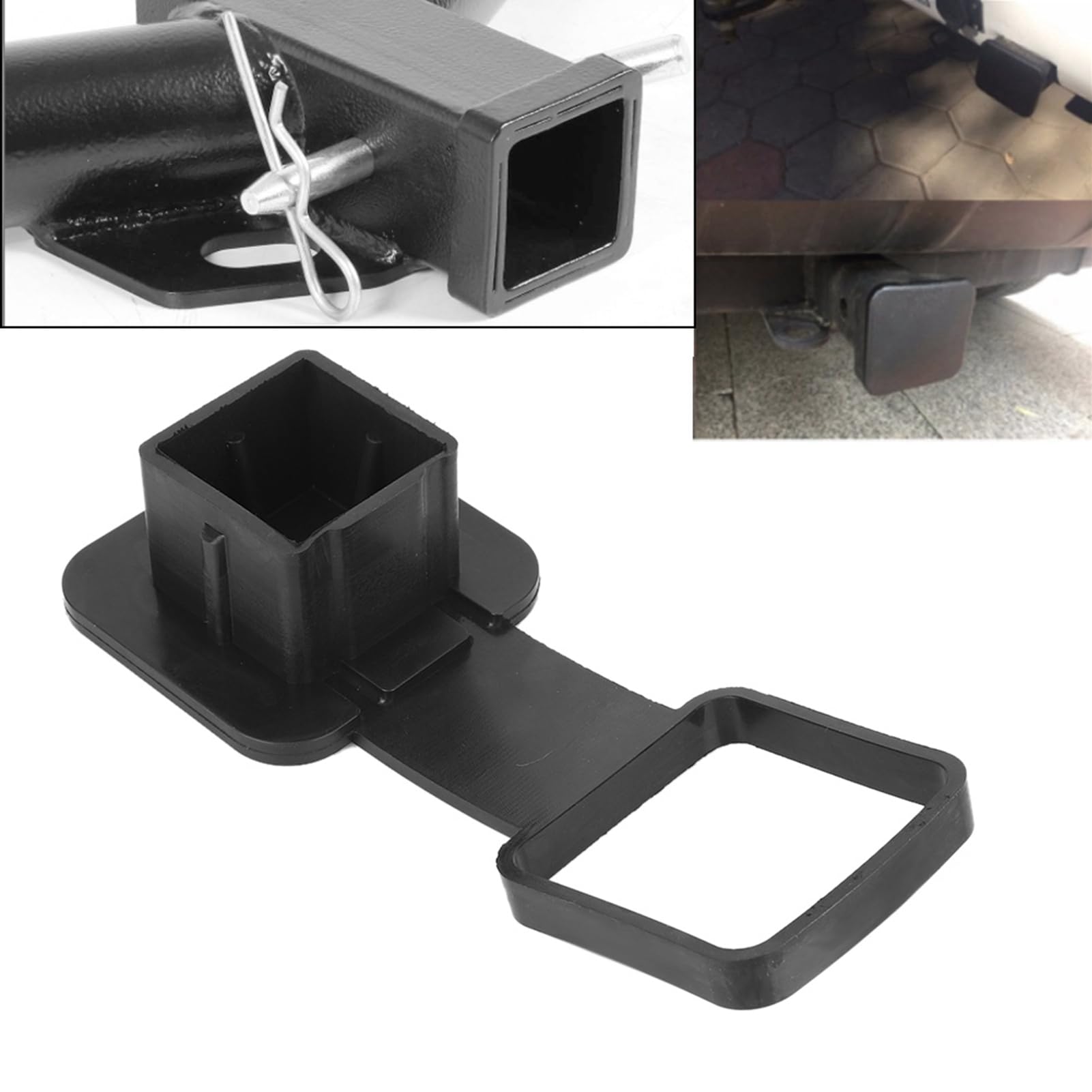 Hitch Receiver Gummi -Stecker -Kappe Staubschutz für Anhängerkupplung, Haltbares Anhängerzubehör Zum Winterschutz, Passform Hitch Receiver Gummi -Stecker -Kappe Staubschutz für Anhängerkupplung, Haltbares Anhängerzubehör Zum Winterschutz, Passform von Tnfeeon