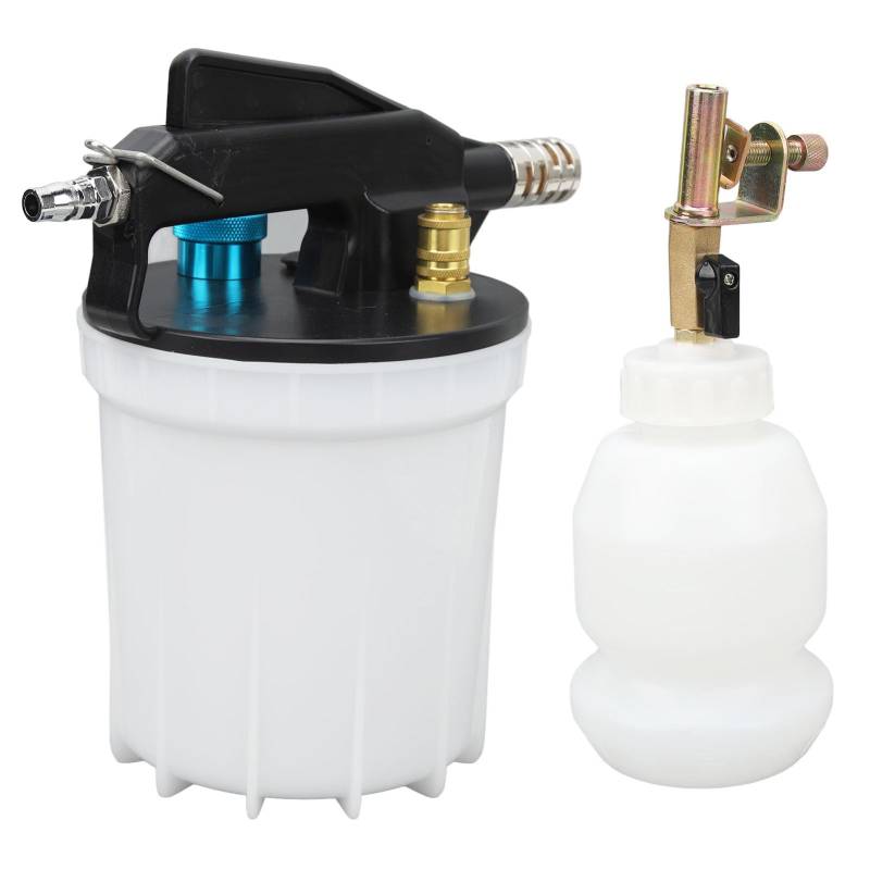 Tnfeeon Universal Pneumatic Fluid Extractor Tool 2L Luftbremsentlastungskit mit 1L Nachfüllflasche Einfacher Betrieb für Autos von Tnfeeon