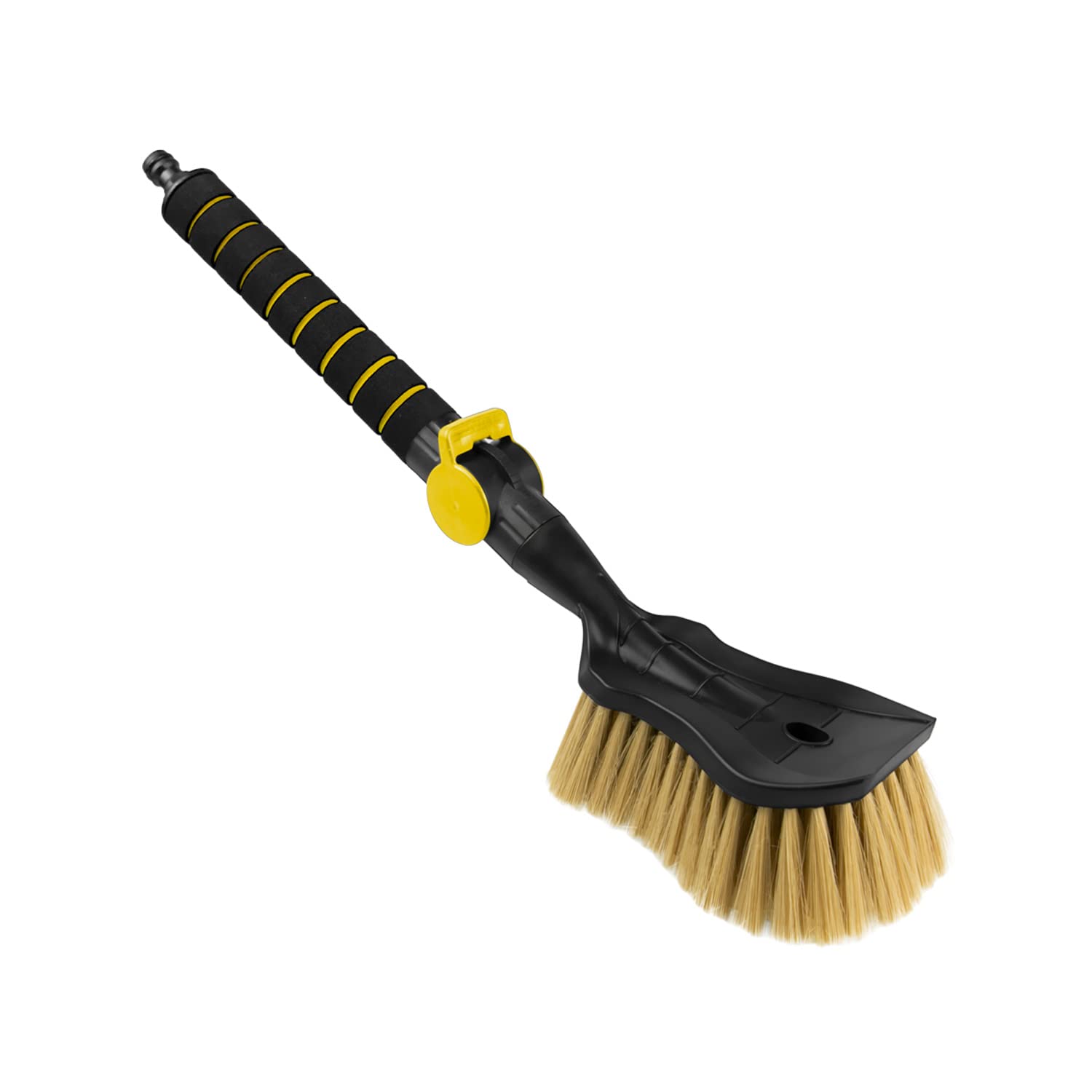 ToM PaR Waschbürste I Wasser bürste I Autowaschbürste mit Wasseranschluss I Schnellverschluss für das Wasserventil I Weiche, feine und zarte Borsten I Komfortabler Griff I Länge: 54 cm I Gelb ToM PaR Waschbürste I Wasser bürste I Autowaschbürste mit Wasseranschluss I Schnellverschluss für das Wasserventil I Weiche, feine und zarte Borsten I Komfortabler Griff I Länge: 54 cm I Gelb von ToM PaR