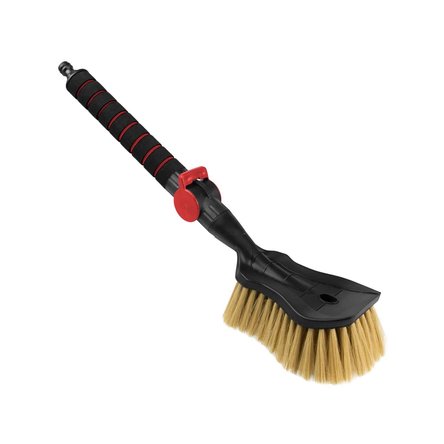 ToM PaR Waschbürste I Wasser bürste I Autowaschbürste mit Wasseranschluss I Schnellverschluss für das Wasserventil I Weiche, feine und zarte Borsten I Komfortabler Griff I Länge: 54 cm I Rot ToM PaR Waschbürste I Wasser bürste I Autowaschbürste mit Wasseranschluss I Schnellverschluss für das Wasserventil I Weiche, feine und zarte Borsten I Komfortabler Griff I Länge: 54 cm I Rot von ToM PaR