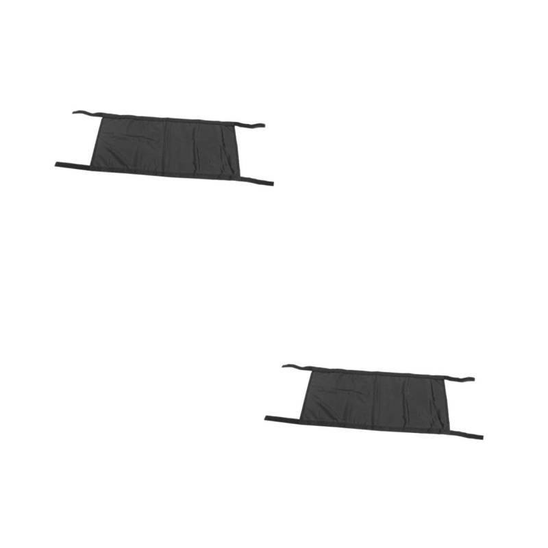 Toddmomy 2 Stück Auto Dach Sonnenschutz Für Abdeckung Im Freien Hängematte Automatischer Auto Tops Autodach Oxford-Stoff Black von Toddmomy