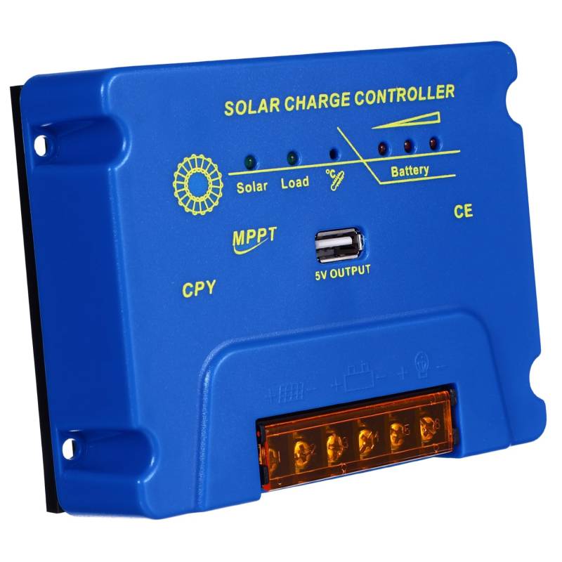 Toddmomy 24V Mppt Solarladeregler USB mit Hoher Tracking Effizienz Intelligente Steuerung für Solarpanel Anwendungen für Solaranlagen und Batterien von Toddmomy