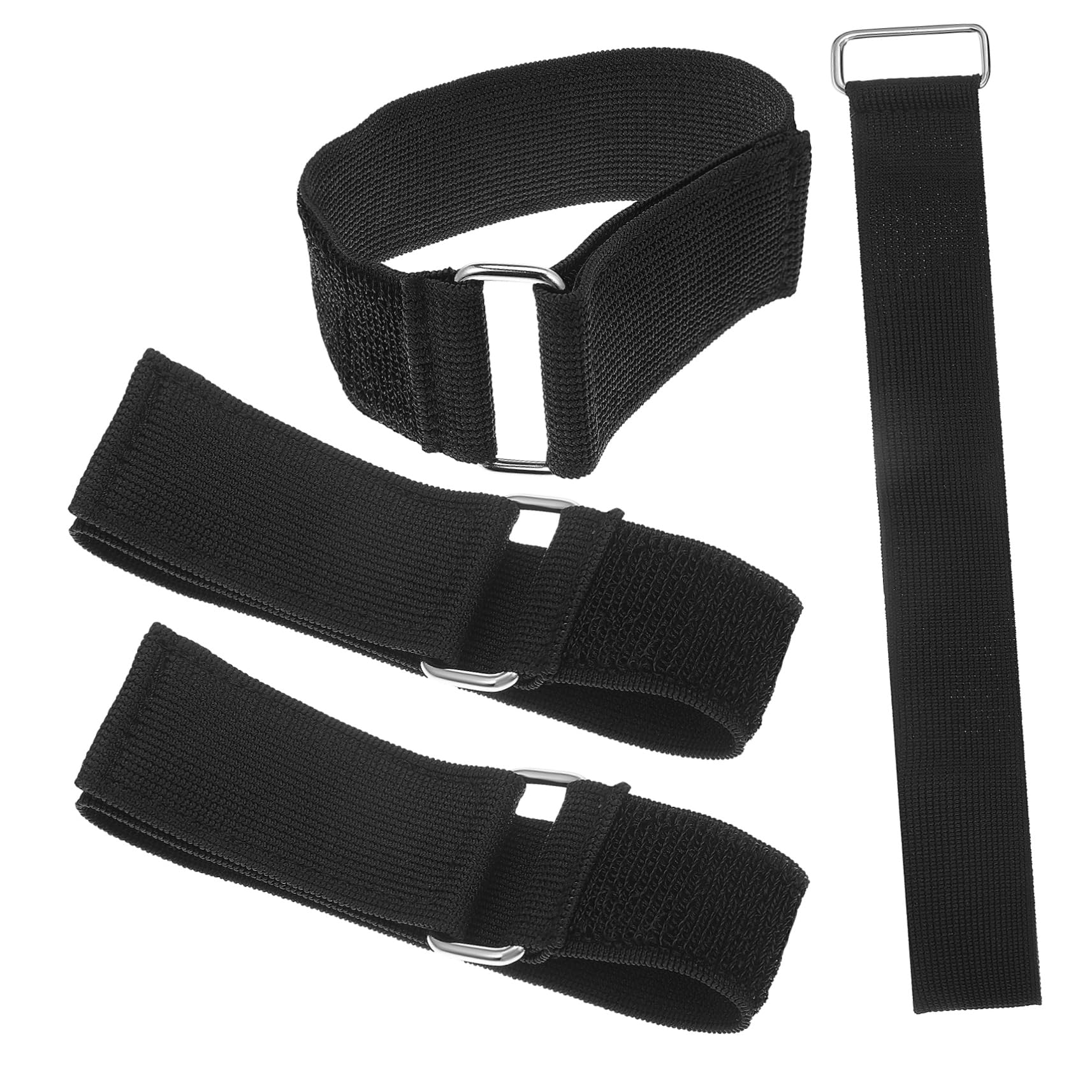 Toddmomy 4Stücke Elastische Befestigungsgurte Heavy Duty Klettbänder mit Robusten Schnallen zur Kabelorganisation und Sicherung Sportgeräten von Toddmomy