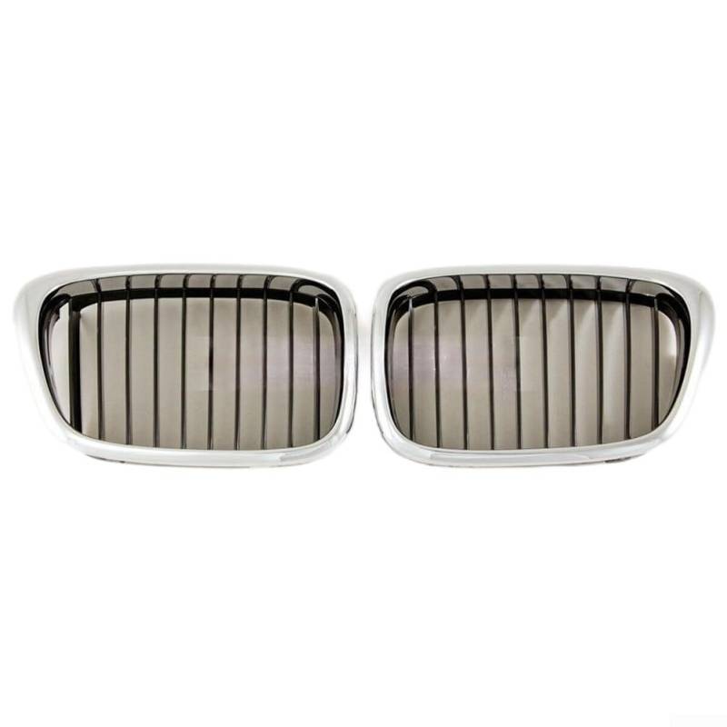 Nierengitter vorne Chrom Schwarz für E39 525i 528i 540i M5 1997-2003 OEM 51137005837 51137005838 (Paar) von Todikaper