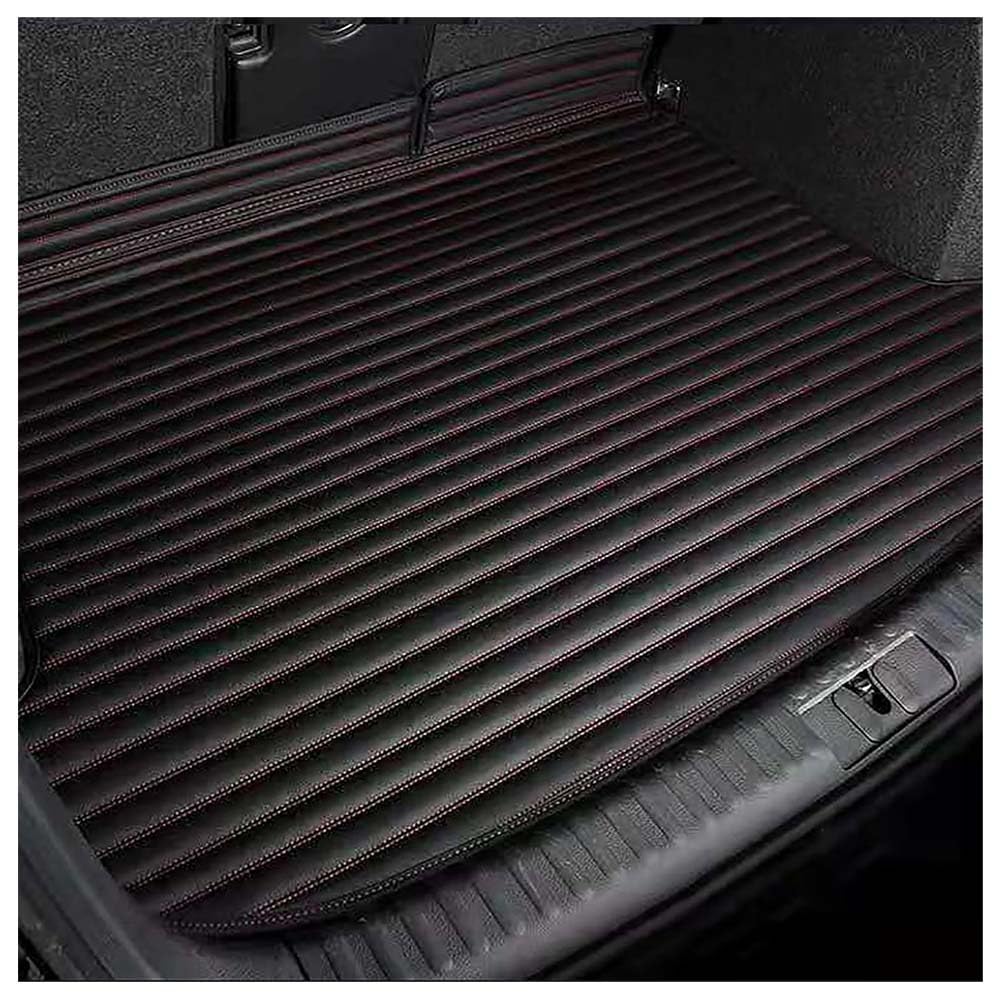 Auto Kofferraumwanne für Jeep Grand Cherokee 2011-2023 WK2, Kratzfestem rutschfest Leder Kofferraummatten Kofferraumschutz Autozubehör,D/Black-red Auto Kofferraumwanne für Jeep Grand Cherokee 2011-2023 WK2, Kratzfestem rutschfest Leder Kofferraummatten Kofferraumschutz Autozubehör,D/Black-red von Toets