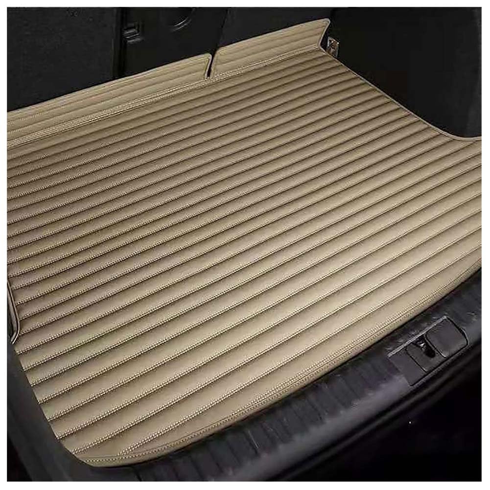 Auto Kofferraumwanne für Skoda Fabia Hatchback 2015-2021, Kratzfestem rutschfest Leder Kofferraummatten Kofferraumschutz Autozubehör,A/Beige Auto Kofferraumwanne für Skoda Fabia Hatchback 2015-2021, Kratzfestem rutschfest Leder Kofferraummatten Kofferraumschutz Autozubehör,A/Beige von Toets
