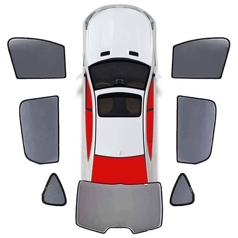 Auto Sonnenschutz Seitenscheibe für Buick ENVISON Plus 2021-2025, Magnetisch Auto Fenster Sonnenschutz Faltbare Auto Sonnenblende UV-Schutzabdeckung ZubehöR,E/Wholecar 7pieces von Toets