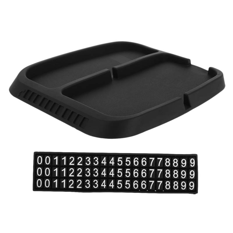 Tofficu rutschfeste Matte Zusammen Mit Armaturenbrettmatte Telefonhalter Auto Handy Nummernschild Automatten Für SUV Autozubehör Auto Armaturenbrett rutschfeste Matten Silicagel von Tofficu