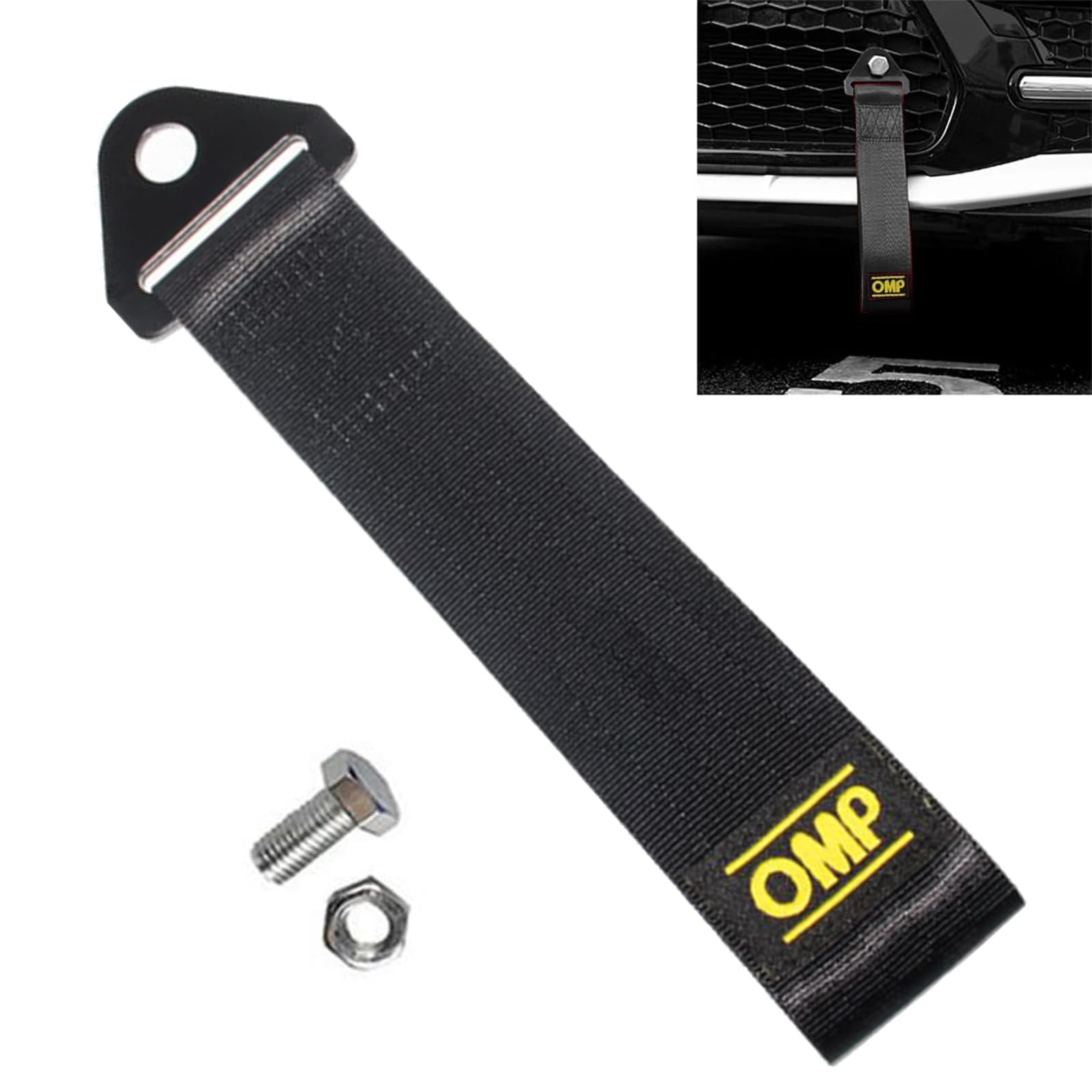 Racing Auto Anhänger Seil,Racing Abschleppgurt,Abschleppschlaufe,Universal Hochfestes Abschleppseil,Abschleppseil aus Nylon,Auto Abschleppschlaufe,Multifunktionales Traktionsseil Schwarz Tokaneit Racing Auto Anhänger Seil,Racing Abschleppgurt,Abschleppschlaufe,Universal Hochfestes Abschleppseil,Abschleppseil aus Nylon,Auto Abschleppschlaufe,Multifunktionales Traktionsseil Schwarz Tokaneit von Tokaneit
