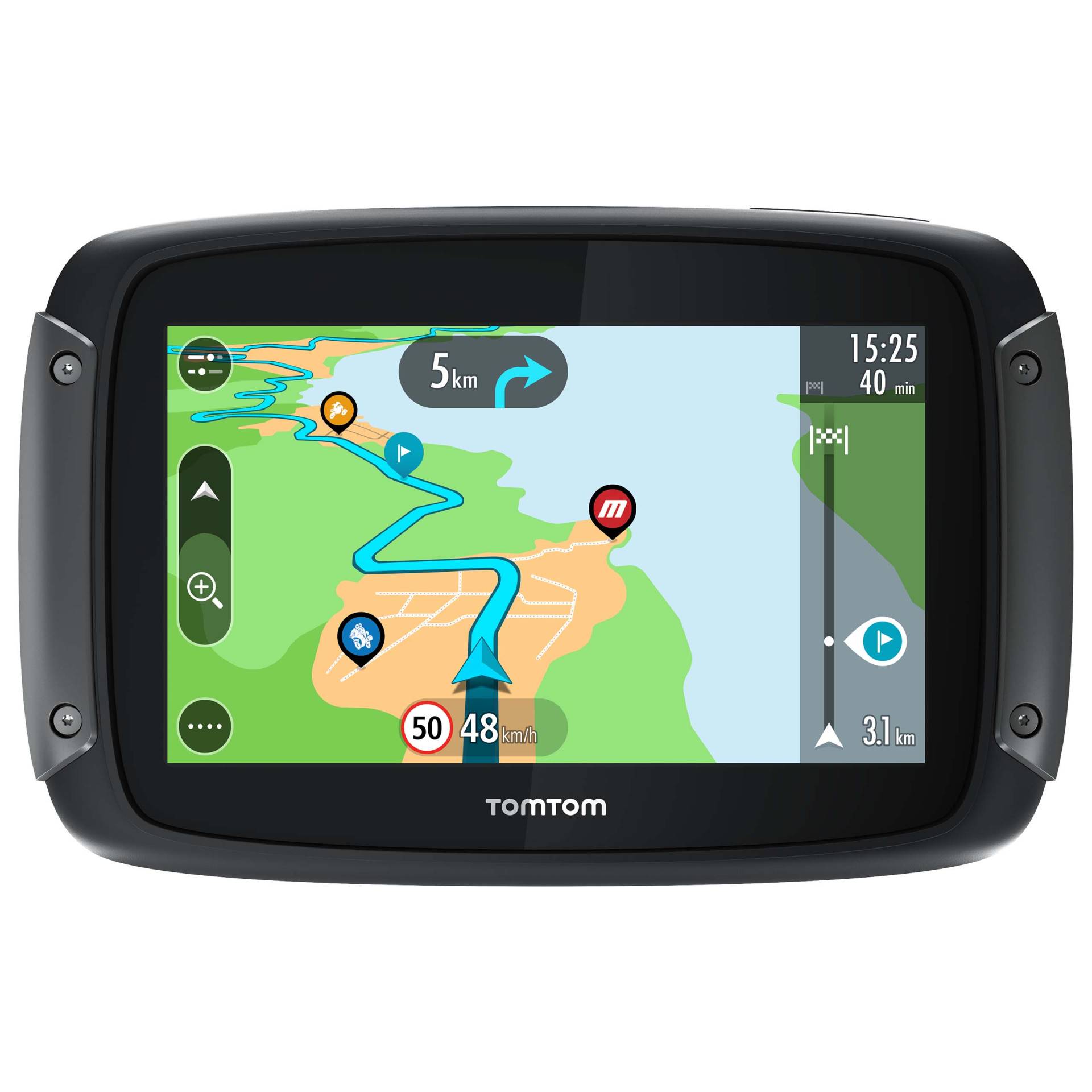 TomTom Rider 550 WORLD 4,3" Motorrad-Navigationsgerät von TomTom