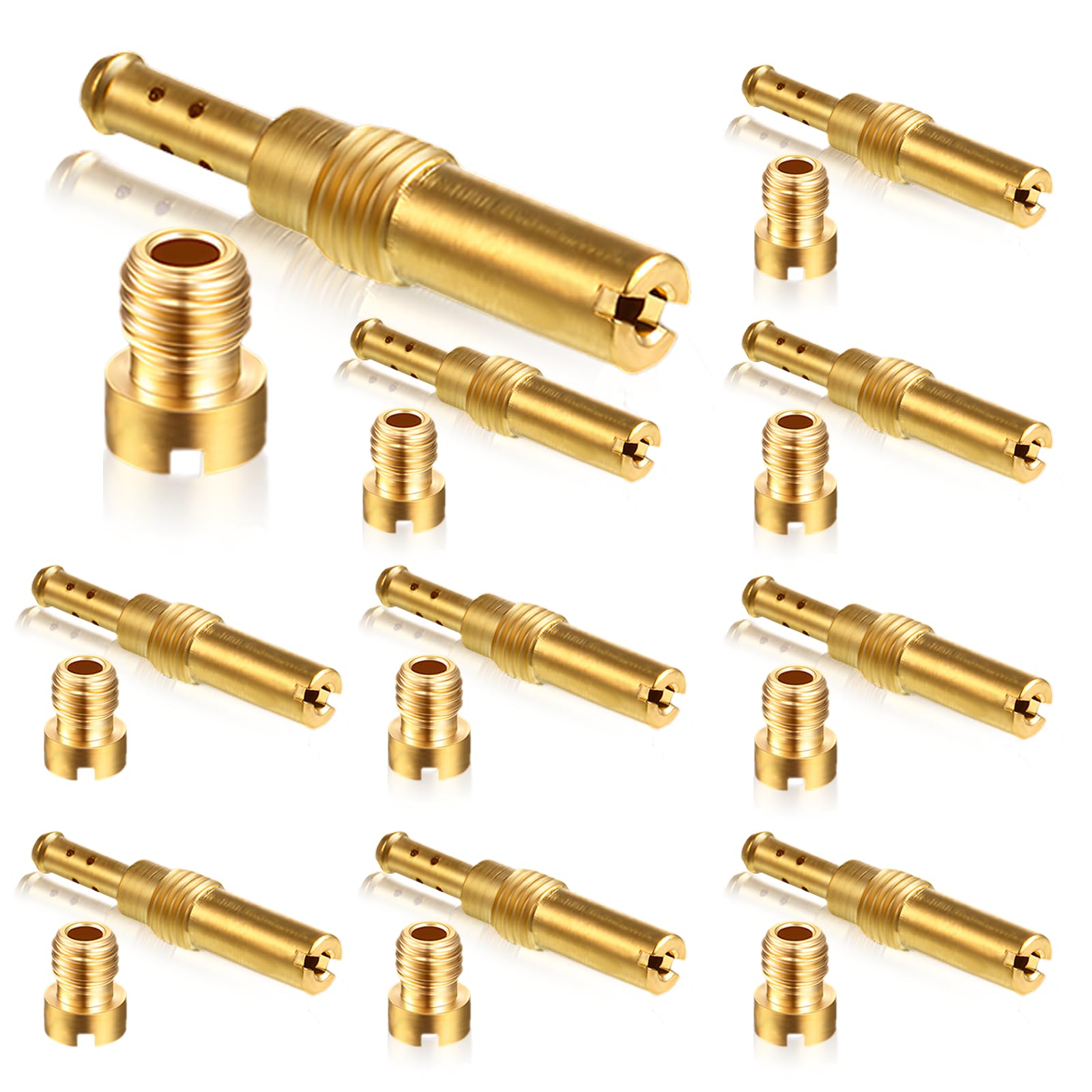 20 Stück Motorrad-Vergaser Düsen Set, vergaser reinigungsset, 10 Stück 100–140 Hauptdüsen und 10 Stück 32–55 langsame Pilotdüsen für PWK Keihin OKO CVK KOSO PE PWM 20 Stück Motorrad-Vergaser Düsen Set, vergaser reinigungsset, 10 Stück 100–140 Hauptdüsen und 10 Stück 32–55 langsame Pilotdüsen für PWK Keihin OKO CVK KOSO PE PWM von Tomalithic