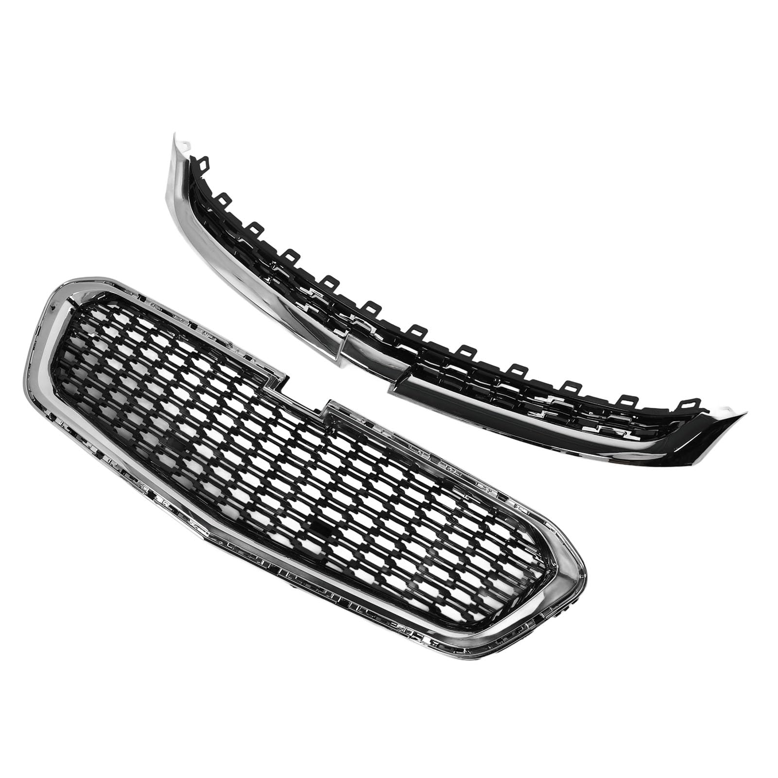 Vorderer Oberes Unteres Mittelgitter, Vorderer Oberer Grille Zuverlässiges Schutz 22995179 Stylish für Malibu Vorderer Oberes Unteres Mittelgitter, Vorderer Oberer Grille Zuverlässiges Schutz 22995179 Stylish für Malibu von Tomantery