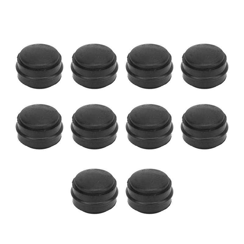 10 Stück Gummi Staubschutzkappe, Bremsentlüftung Schmiernippelkappen, Entlüftungsschraube Staubkappe Zubehör für Automotive Motorräder Ersatzteile von Tomotato