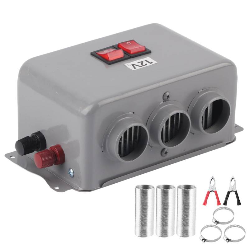 12V Auto Heizung Defroster, 3 Loch 600W-800W Winter Schnell Heizung Wärmer Frostentfernung Geräuscharm Auto Erwärmung kompakte Auto Heizung von Tomotato