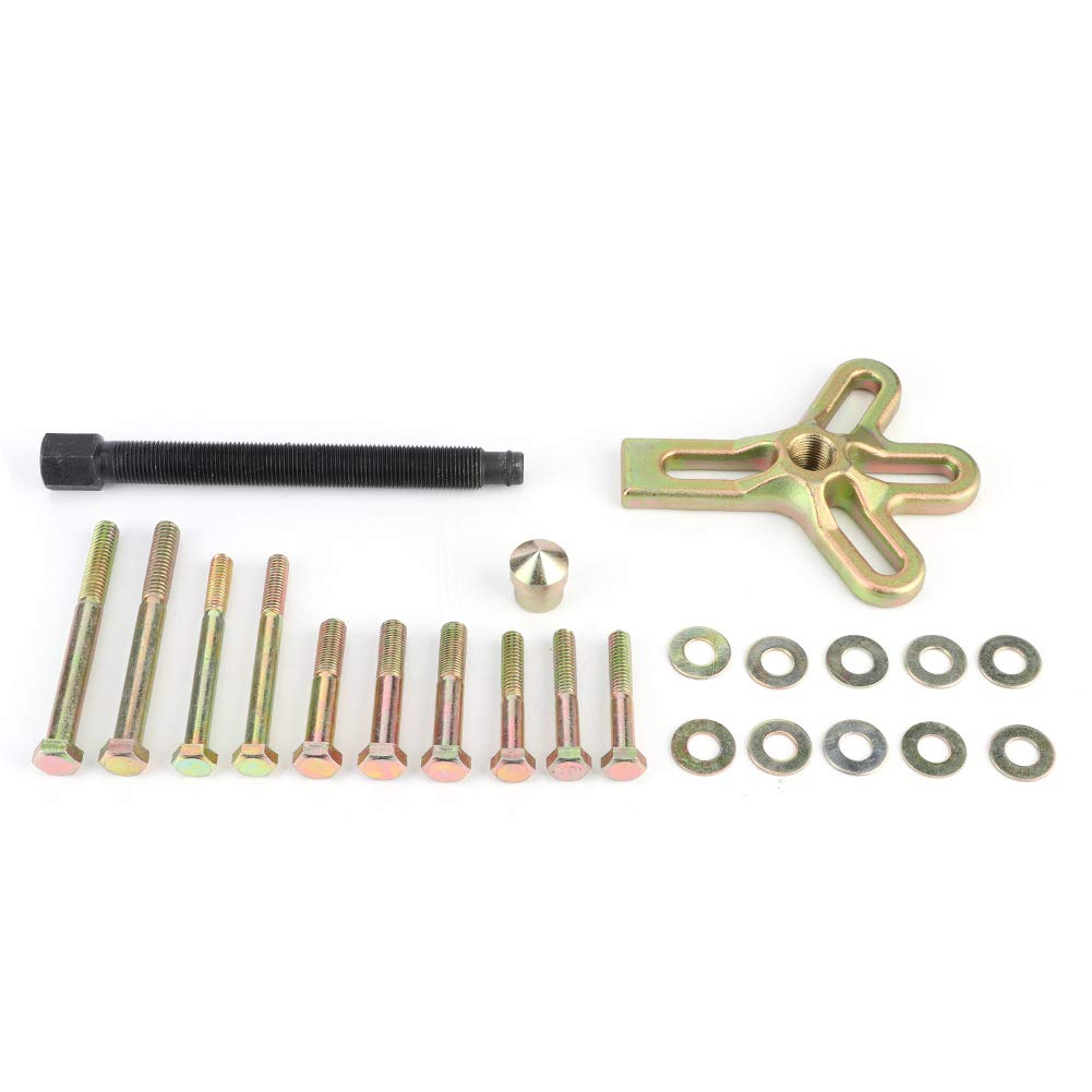13 Stück Lenkradabzieher, Kurbelwellenriemenscheibe Harmonic Balancer Abzieherset Autoreparatur Abzieher Werkzeug 13 Stück Lenkradabzieher, Kurbelwellenriemenscheibe Harmonic Balancer Abzieherset Autoreparatur Abzieher Werkzeug von Tomotato
