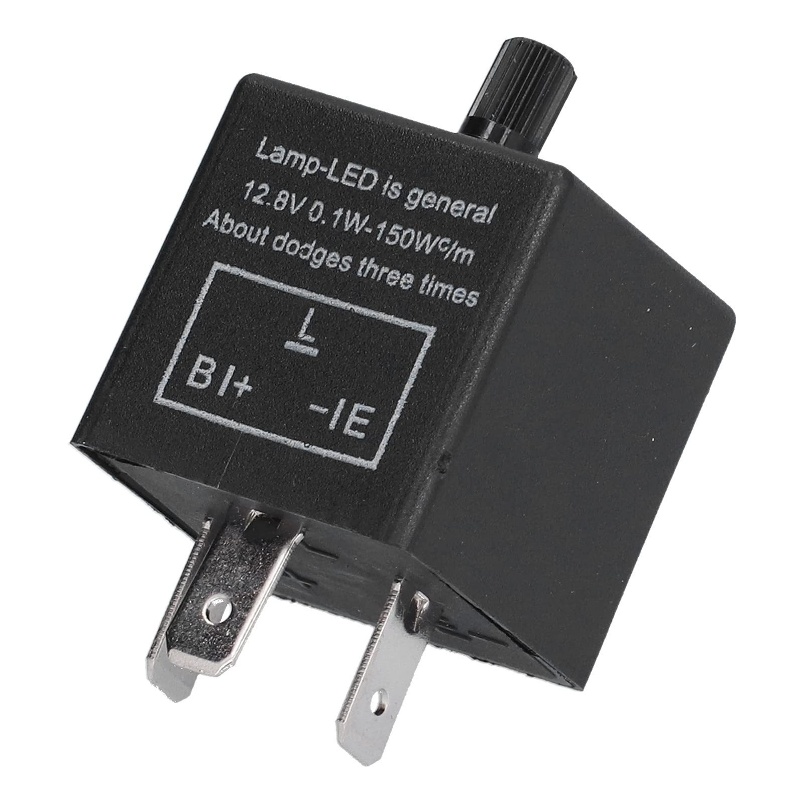 3 Polig Elektronisches Blinkrelais CF13 JL-02, 12V Blinker Modul mit Einstellbarer Frequenz für LED Blinkerlampen von Autos und Fahrzeugen von Tomotato