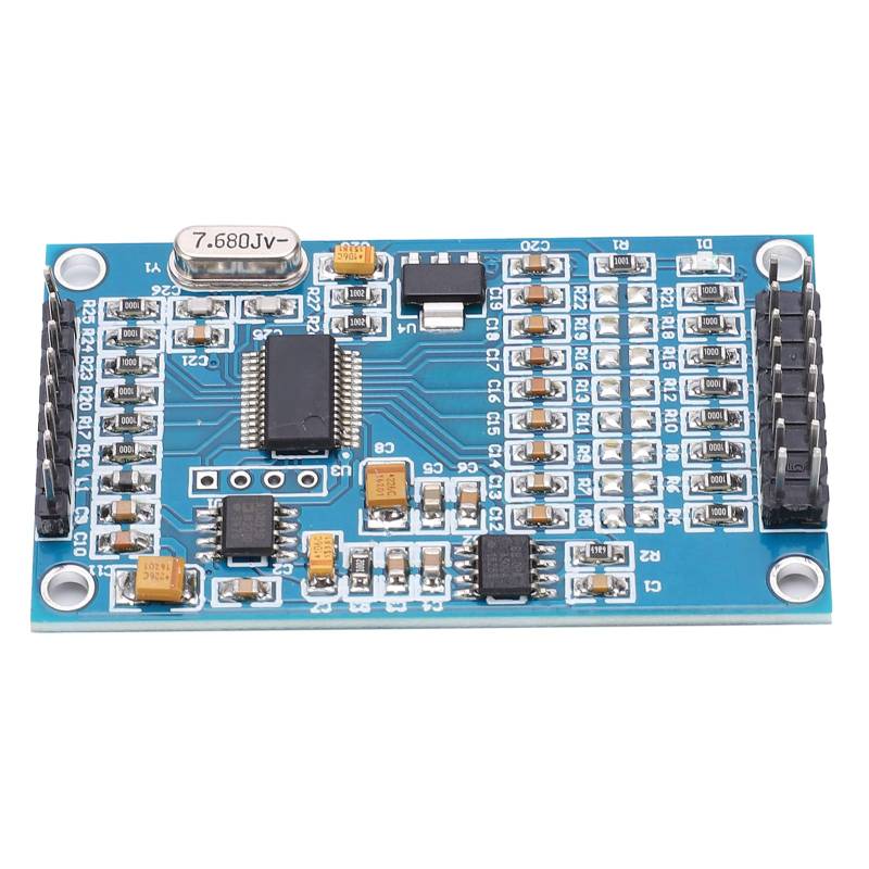 ADS1256 24 Bit 8 Kanal ADC Modul Datenerfassungskarte, Hochpräzise Datenerfassungskarte mit 30ksps Datenausgaberate von Tomotato