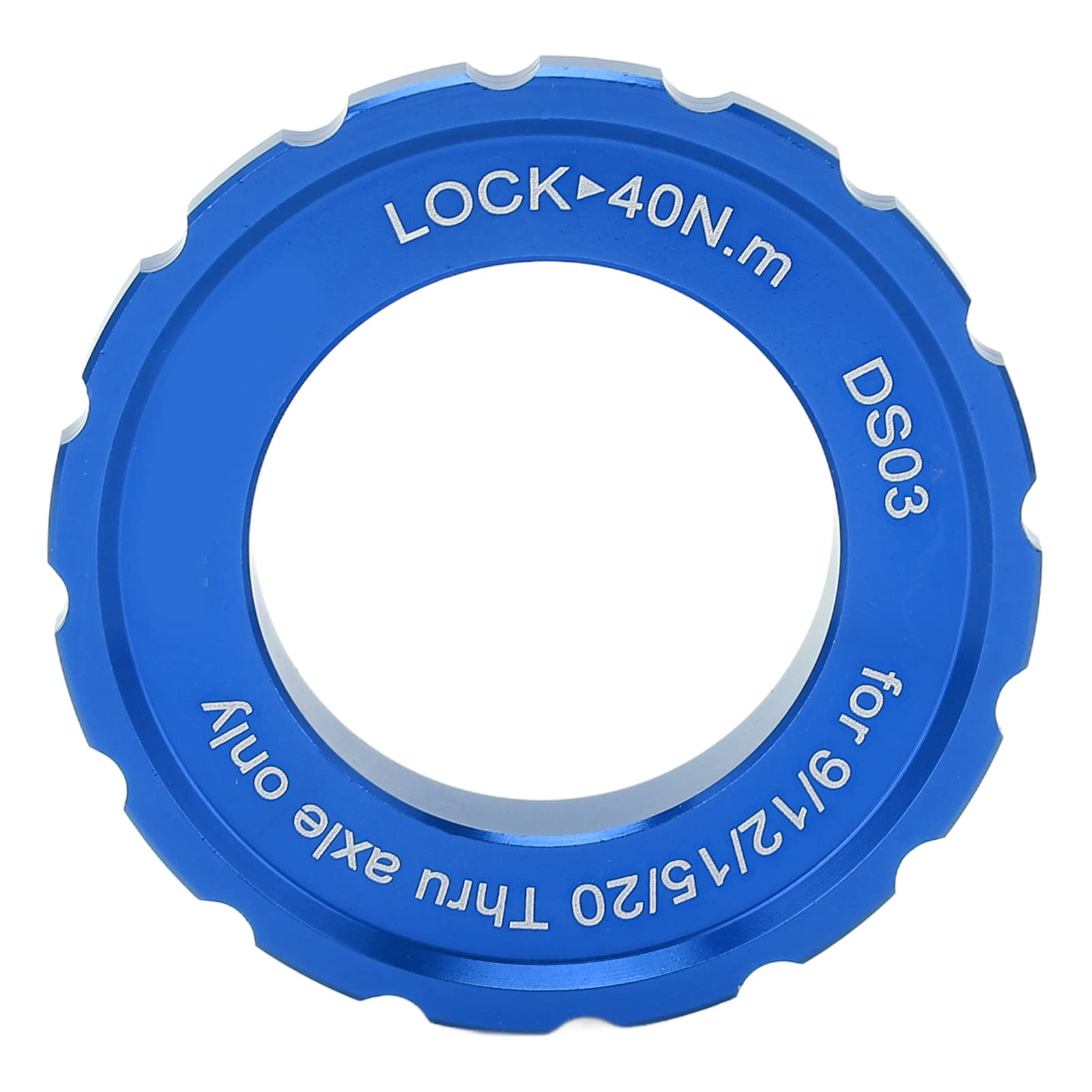Centrelock Rotor Schloss, Fahrradmischung Schlossschlos Abdeckungsscheibe Bremsscheiben Scheiben Schlossring für Bike Mountainbike (Blau) von Tomotato