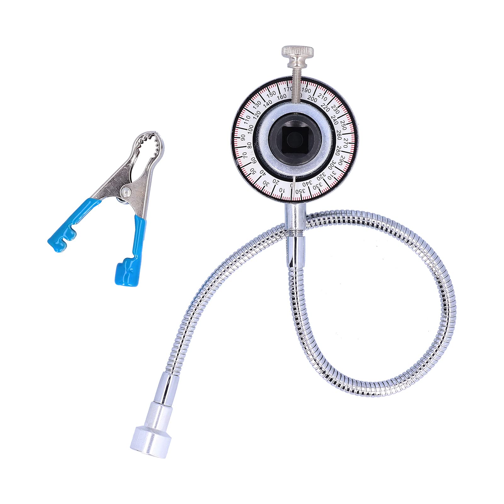Drehmoment Winkelmesser, 1/2 Zoll Antriebsschlüssel Winkelmesser, 360° Winkel Drehmoment Rotationsprüfgerät Winkelschlüssel Messgerät mit Flexiblem Klemmarm Drehmoment Winkelmesser, 1/2 Zoll Antriebsschlüssel Winkelmesser, 360° Winkel Drehmoment Rotationsprüfgerät Winkelschlüssel Messgerät mit Flexiblem Klemmarm von Tomotato