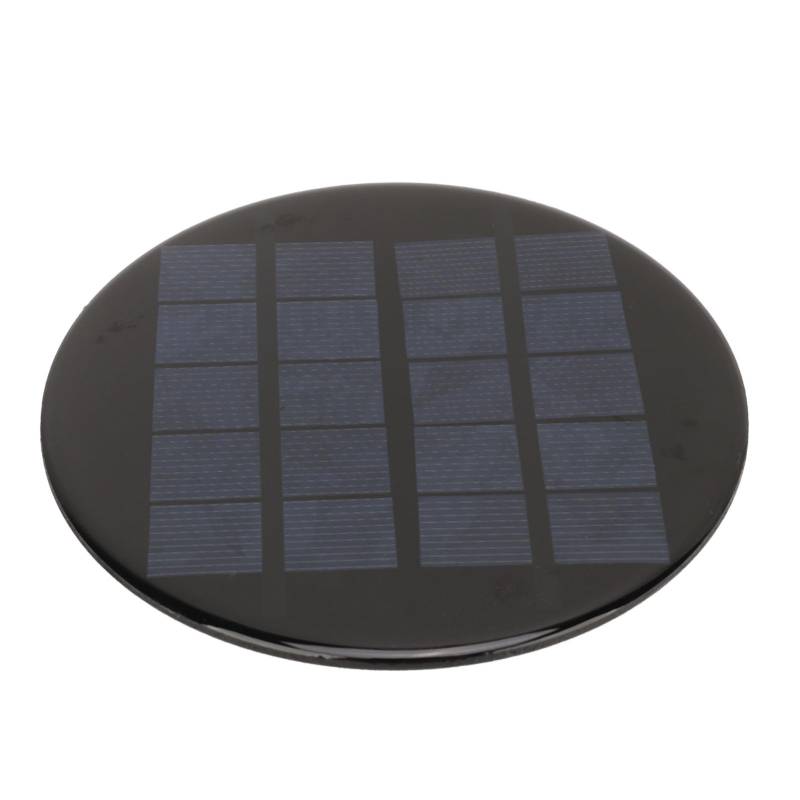 Mini Solarmodul, 1,1W 5V 120mm Rund Kleines Polykristallines Silizium Solarzellen Modul von Tomotato