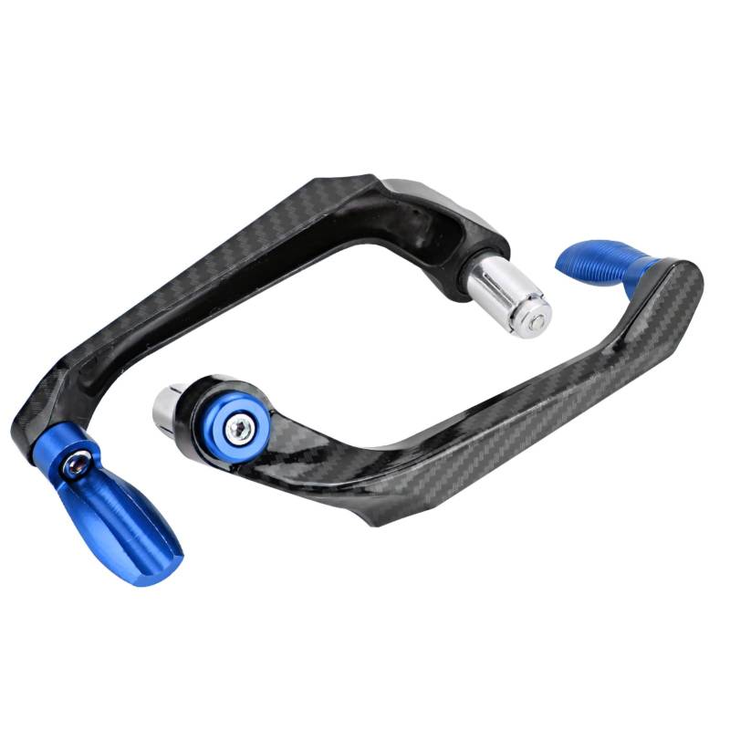 Motorrad Hebelschutz, 7/8 Zoll Universal Aluminiumlegierung Motorrad Lenker Schutz Bremse Kupplungshebel (Blau) von Tomotato