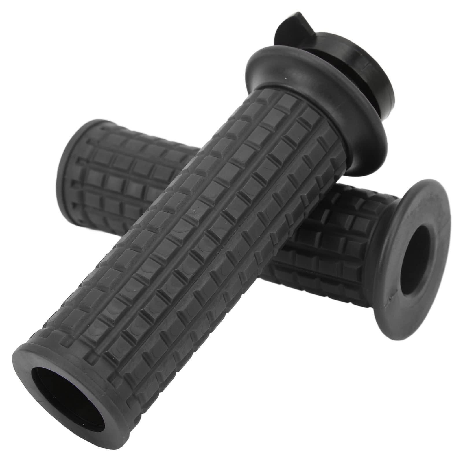 Motorrad Lenkergriffe, 7/8 Zoll 22mm Twist Gaspedal Griffgriffe für GY6 50cc 80cc 125cc 150cc Dirt Bike Quad ATV Mini Bike Pit Bike(Schwarz) von Tomotato