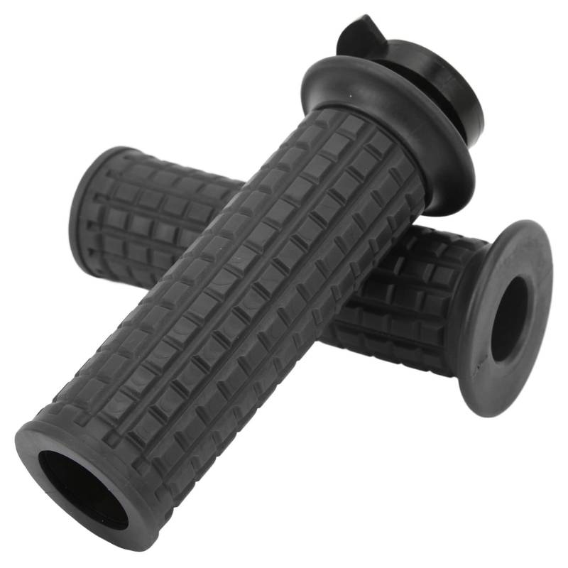 Motorrad Lenkergriffe, 7/8 Zoll 22mm Twist Gaspedal Griffgriffe für GY6 50cc 80cc 125cc 150cc Dirt Bike Quad ATV Mini Bike Pit Bike(Schwarz) von Tomotato