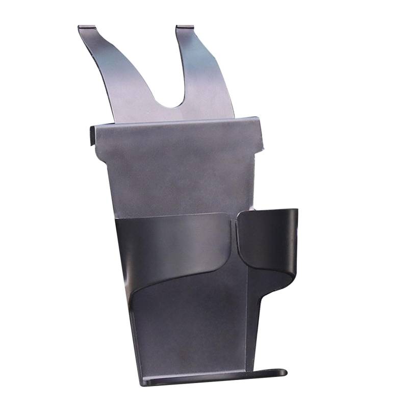 Schwarzer universeller Plastik -Auto -Tassenhalter für Wasserbecher, Kaffee -Becher, Getränkeflasche, Becher und Soda am Türmontage Ständer hängende Haken oder Autositz von Tomotato