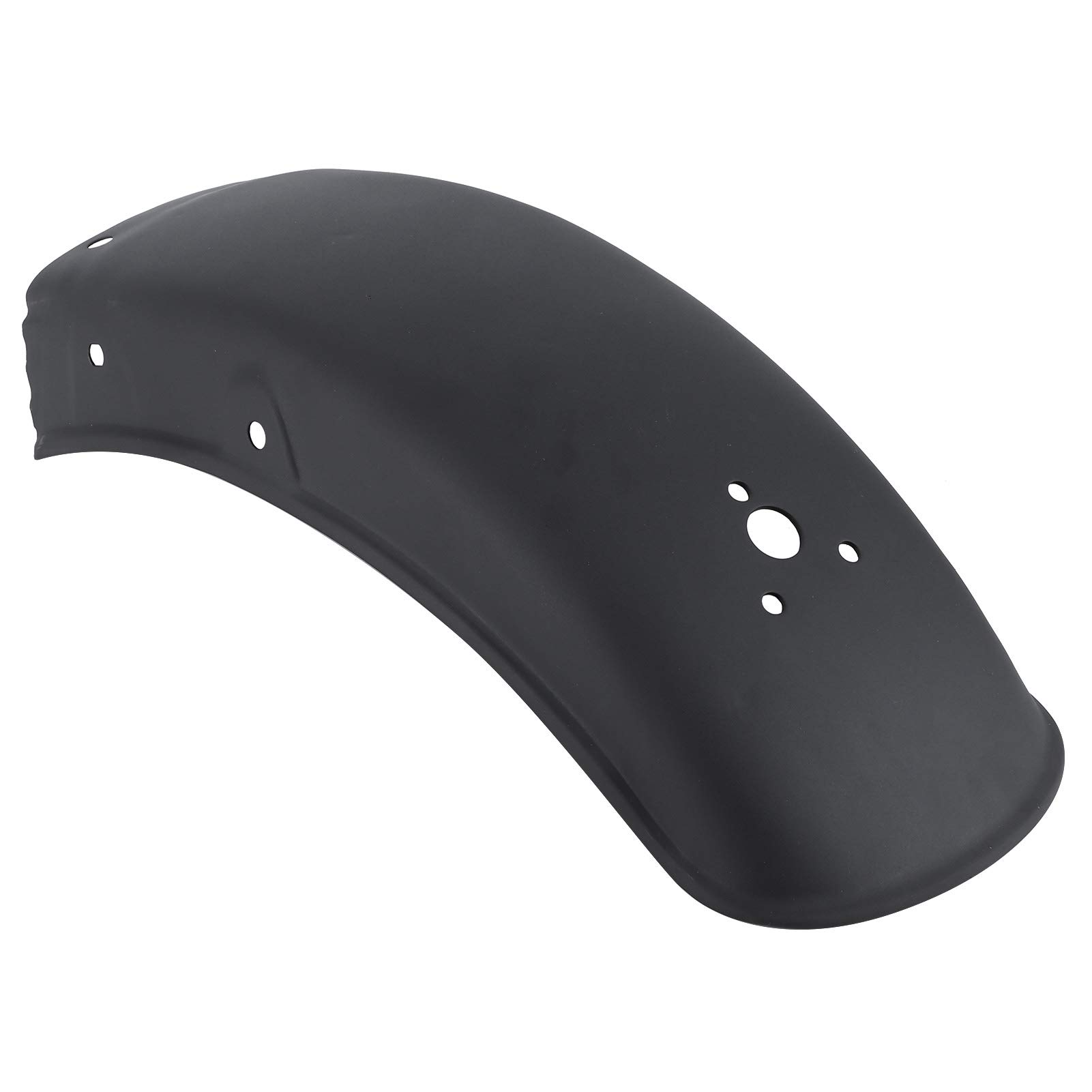 Tomotato Motorrad Kotflügel, Vorne Heckfender Universal Motorrad Frontfender Schmutzfänger Zubehör Retro Mattschwarz Kotflügelabdeckung Edelstahl Kotflügel für Die Meisten Motorräder von Tomotato