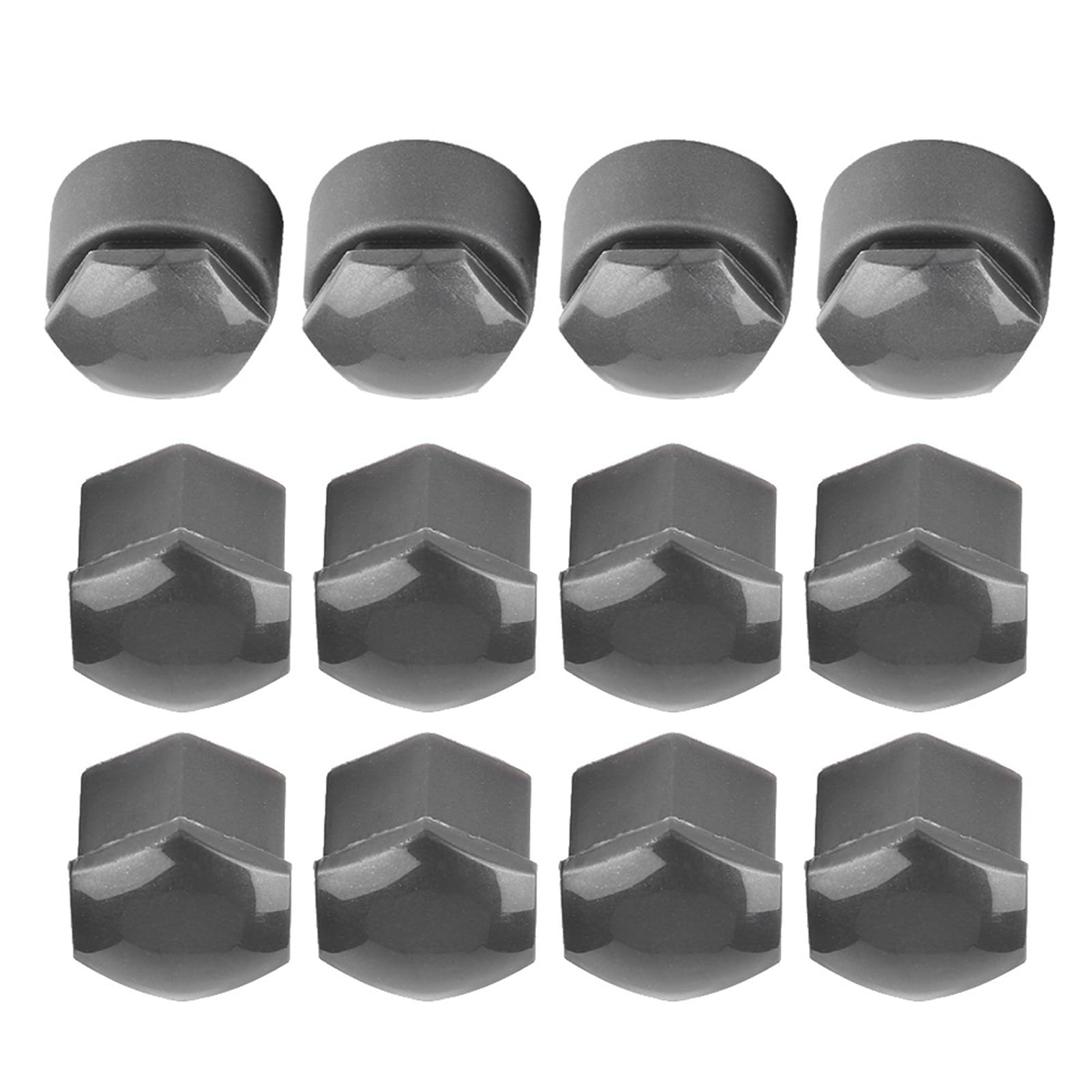 17 Mm Nussauto -Radschraubenabdeckung, 20 -pcs -Antitheftkappe für Radschraubenschutz, Bestehend aus Hochwertigem ABS -Material (Grau) von Tomvorks